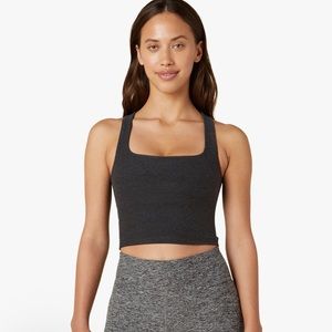 Beyond Yoga Spacedye Square Neck Cropped Tank
